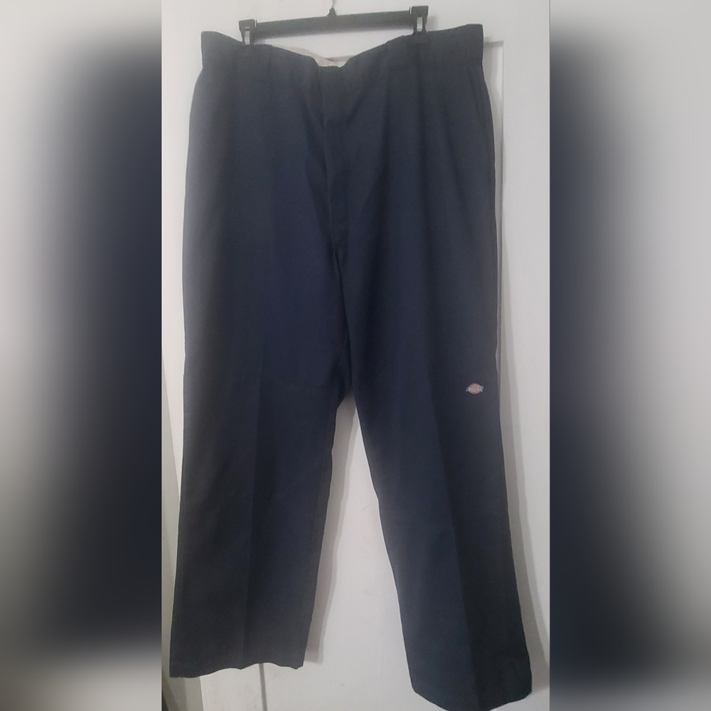 Dickies Men's Dark Blue Double-Knee Work Pants